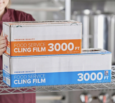 PLASTIC FILM WRAP 12"x2000' CUTTER BOX